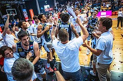 Basketball, Win2Day Superliga 2022/23, Playoff, Finale Spiel 4, BC Vienna, Gmunden Swans, 
