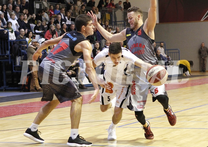 Basketball 2.Bundesliga 2017/18 Grunddurchgang 8.Runde  Jennersdorf Blackbirds vs Villach Raiders