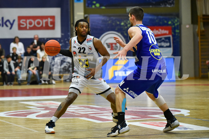 Basketball Superliga 2021/22, Viertelfinale Spiel 2, Flyers Wels vs Swans Gmunden