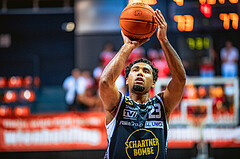 Basketball, Win2Day Superliga 2022/23, Grunddurchgang 1.Runde, Supercup, BC GGMT Vienna, Gmunden Swans, Dwayne Lautier-Ogunleye (23)