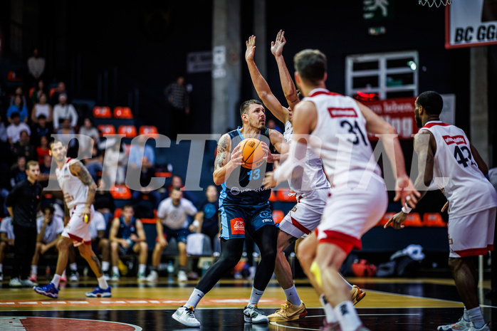 Basketball, Win2Day Superliga 2023/24, Grunddurchgang 8.Runde, BC Vienna, Vienna Timberwolves, Ziga Fifolt (13)