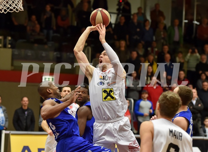 Basketball ABL 2015/16 Grunddurchgang 25. Runde WBC Wels vs Gunners Oberwart