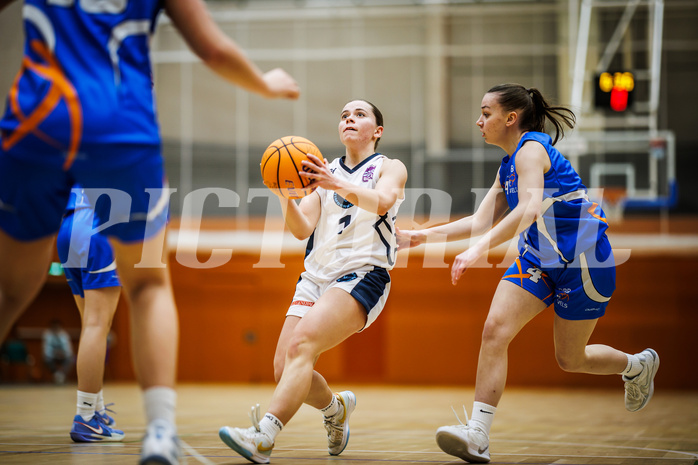 Basketball, Win2Day Basketball Damen Superliga 2024/25, Supercup 5. Runde, Vienna Timberwolves, DBB Wels, Elisa Khamis (1)