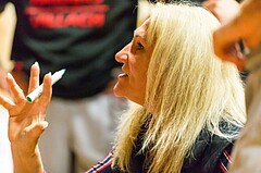 Basketball, 2.Bundesliga, Grunddurchgang 4.Runde, Mattersburg Rocks, Villach Raiders, Natalia Tcherkasheva (Headcoach)
