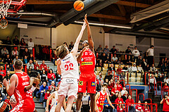 Basketball, win2day Basketball Superliga 2024/25, Grunddurchgang 17.Runde, SKN St. Pölten, Traiskirchen Lions, Nelson Haskin (21)