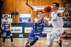 Basketball, bet-at-home Basketball Superliga 2021/22, Grunddurchgang Runde 8, Oberwart Gunners, Gmunden Swans, Benedikt Güttl (7)