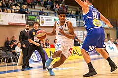 Basketball, ABL 2017/18, Grunddurchgang 13.Runde, Oberwart Gunners, Gmunden Swans, Gregg Denzel (9)