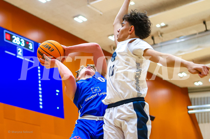 24.11.2024 Österreichischer Basketballverband 2024/25, SLMU16, Vienna Timberwolves vs. ATSE Graz