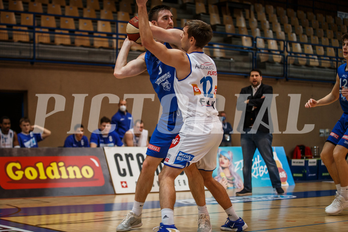 Basketball, bet-at-home Basketball Superliga 2020/21, Grunddurchgang 11. Runde, Oberwart Gunners, Vienna DC Timberwolves, Jonathan Knessl (12); Nemanja Nikolic (6)