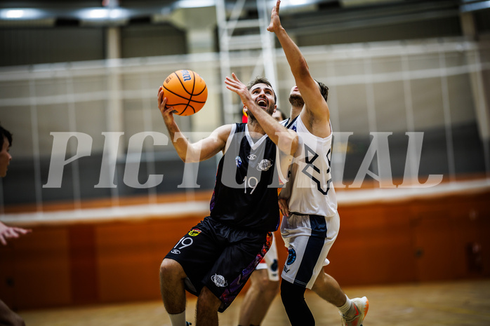 Basketball, Basketball Zweite Liga 2024/25, Grunddurchgang 3.Runde, Vienna Timberwolves, Vienna United, Marko Bakula (19)