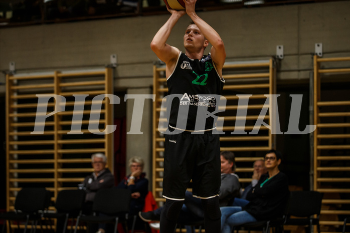 Basketball, Basketball Zweite Liga, Grunddurchgang 1.Runde, Mattersburg Rocks, Deutsch Wagram Alligators, Maximilian Pelz (22)