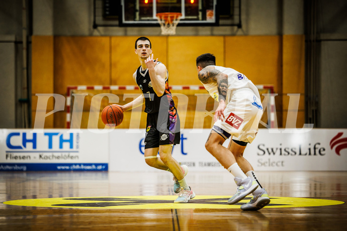 Basketball, Basketball Zweite Liga 2022/23, Grunddurchgang 18.Runde, Mattersburg Rocks, Vienna United, Oleksandr Ponosov (7)