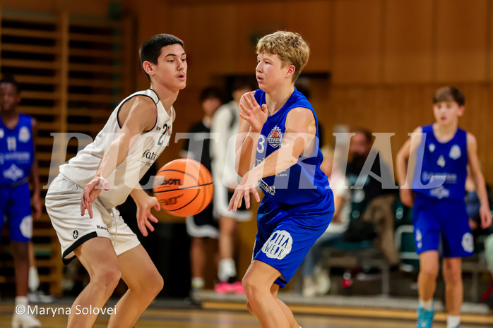 09.11.2024 Österreichischer Basketballverband 2024/25, SLMU14, Basket Flames WAT vs STARS Basketball