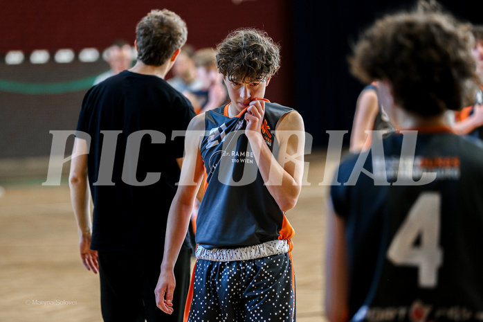 23.03.2025 Österreichischer Basketballverband 2024/25, SLMU16, Post SV Wien vs. Basket Dukes