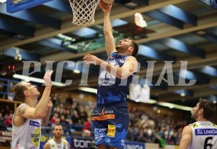 Basketball ABL 2017/18, Grunddurchgang 17.Runde Gmunden Swans vs. Kapfenberg Bulls
