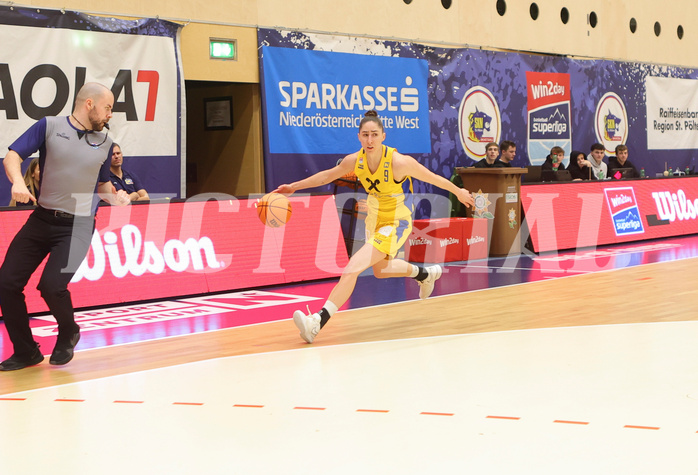 Basketball Damen Superliga 2023/24, Grunddurchgang 9.Runde SKN St. Pölten vs. Vienna United