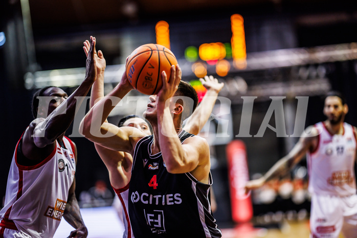Basketball, Win2Day Superliga 2024/25, Grunddurchgang 10.Runde, BC Vienna, Fürstenfeld Panthers, Armin Hrstic (4)