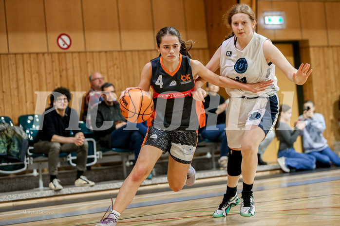 23.02.2025 Österreichischer Basketballverband 2024/25, SLWU16 Vienna Timberwolves vs. Basket Duchess