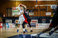 Basketball, bet-at-home Basketball Superliga 2021/22, Grunddurchgang Runde 4, Oberwart Gunners, BC GGMT Vienna, Renato Poljak (16)
