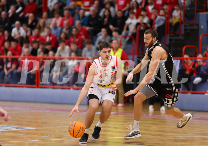 Basketball Superliaga 2024/25, Grunddurchgang 22.Runde Traiskirchen Lions vs. Flyers Wels