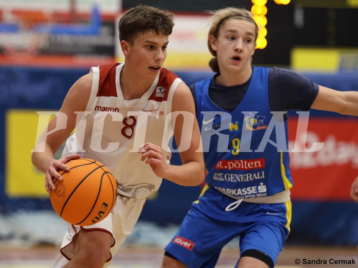 Basketball Superliga 2024/25, SLMU16 Traiskirchen Lions vs. St. Pölten


