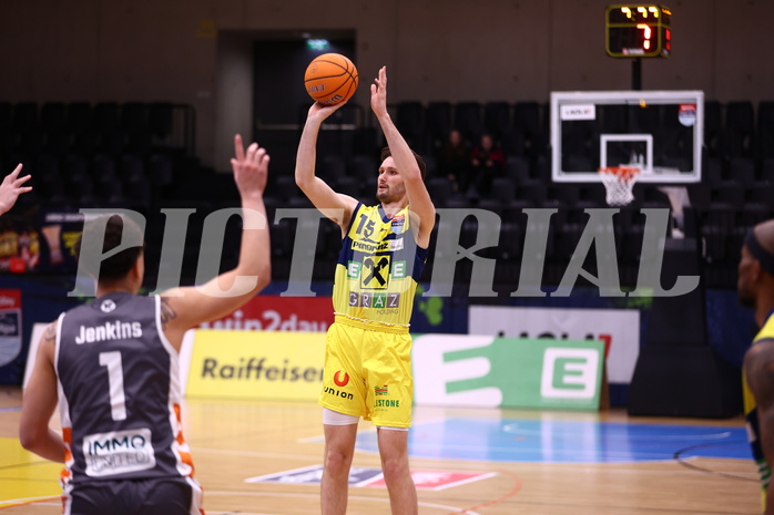 01.03.2025, Graz, Raiffeisen Sportpark Graz, Basketball Superliga 2024/25, 1. Plazierungsrunde, UBSC Graz - Klosterneuburg Dukes