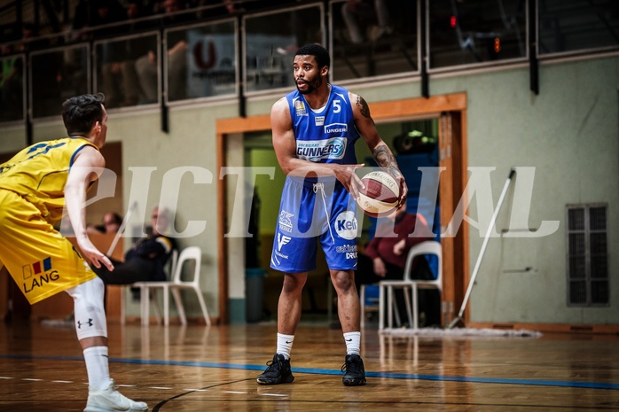 Basketball, ABL 2017/18, Grunddurchgang 29.Runde, UBSC Graz, Oberwart Gunners, Jerome Seagears (5)