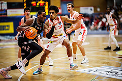 Basketball, Win2Day Superliga 2024/25, Grunddurchgang 15.Runde, Traiskirchen Lions, Fuerstenfeld Panthers, Juan Esteves-Garcia Coffi (16)