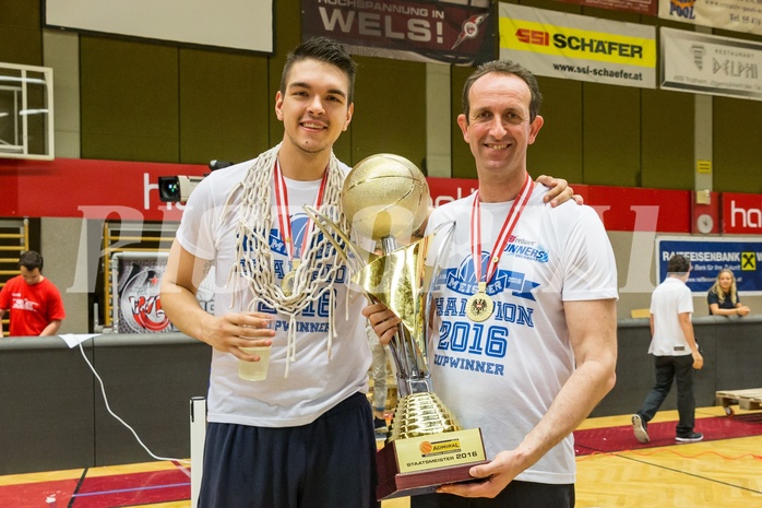 Basketball ABL 2015/16, Playoff Finale Spiel 3 WBC Wels vs. Oberwart GUNNERS