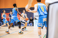 Basketball, Win2Day Superliga 2022/23, Grunddurchgang 22.Runde, Vienna Timberwolves, SKN St. Pölten Basketball, Jakob Szkutta (10)