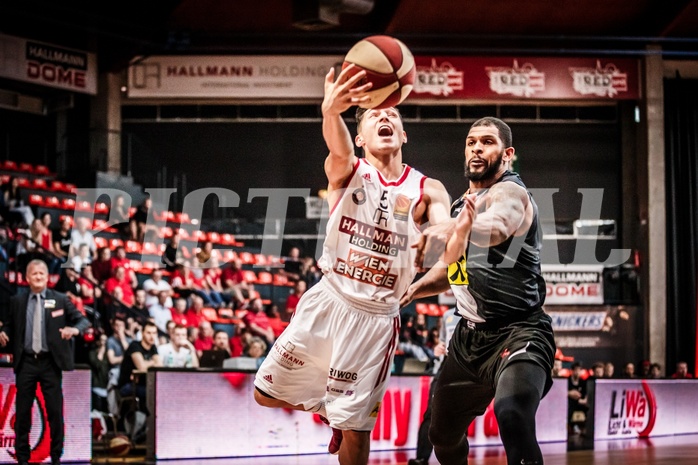 Basketball, ABL 2017/18, Playoff VF Spiel 2, BC Vienna, WBC Wels, Mustafa Hassan Zadeh (5)