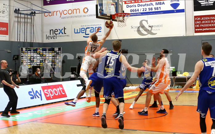 Basketball Superliga 2020/21, 8. Plazierungsrunde Klosterneuburg Dukes vs. Gmunden Swans
