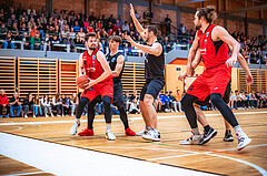 Basketball, Basketball Zweite Liga 2022/23, Playoff Viertelfinale Spiel 3, Mistelbach Mustangs, Wörthersee Piraten, Martin Müller (5)