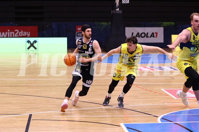 18.04.2025, Graz, Raiffeisen Sportpark Graz, Basketball Superliga 2024/25, Playoffs, Viertelfinale, Spiel 2, UBSC Graz - Gmunden Swans