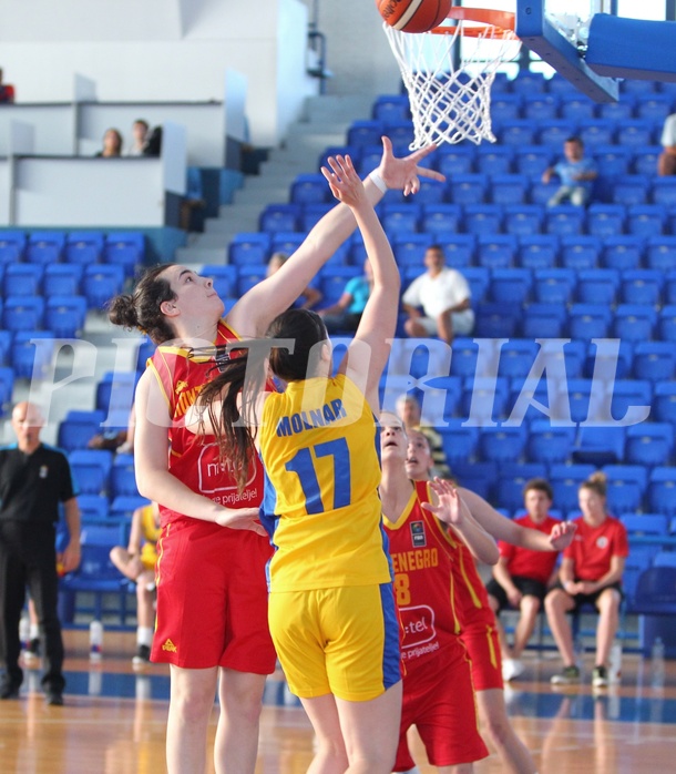 FIBA Europe EC U20 Women Division B Romania vs Montenegro