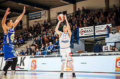 Basketball, Admiral Basketball Superliga 2019/20, Platzierungsrunde 3.Runde, Oberwart Gunners, Gmunden Swans, Jonathan Knessl (12)