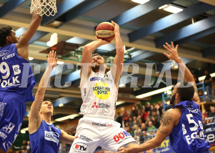 29.10.2017 Basketball ABL 2017/18 Grunddurchgang 6. Runde Gmunden Swans vs Oberwart Gunners