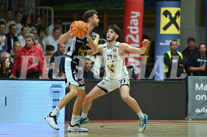 Basketball, Superliga 2023/24, Grunddurchgang 14. Runde, Flyers Wels vs. Gmunden,
