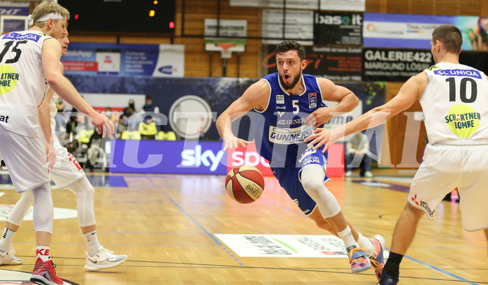 Basketball Superliga 2020/21, Grunddurchgang 5.Runde Gmunden Swans vs. Oberwart Gunners