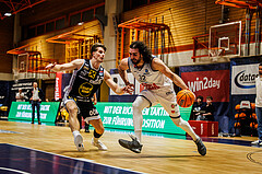 Basketball, win2day Basketball Superliga 2024/25, Grunddurchgang Runde 18, BBC Nord Dragonz, Gmunden Swans, Sead Hadzifejzovic (32)