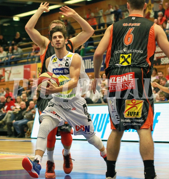 Basketball ABL 2015/16 Grunddurchgang 9.Runde Gmunden Swans vs. Fürstenfeld Panthers