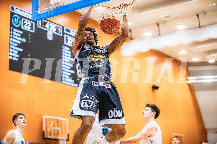 Basketball, Basketball Austria Cup 2022/23, Viertelfinale, Vienna Timberwolves, Gmunden Swans, Urald King (20)