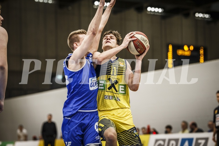 Basketball, ABL 2018/19, Grunddurchgang 36.Runde, UBSC Graz, Oberwart Gunners, Jakob Ernst (11)
