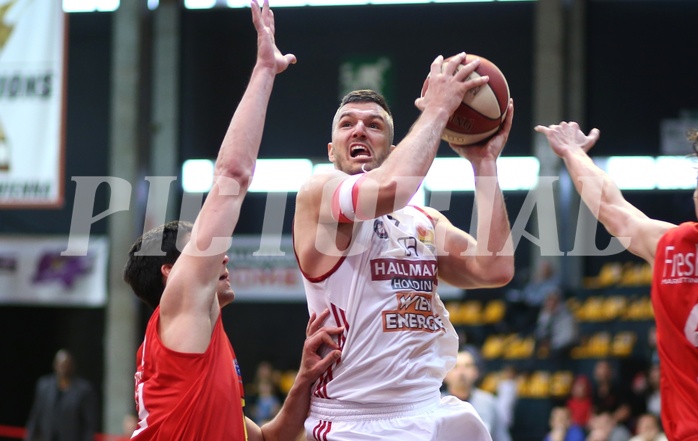 Basketball ABL 2016/17, Playoff VF Spiel 1 BC Vienna vs. WBC Wels