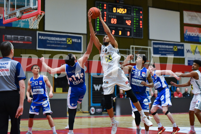 Win2Day Basketball Superliga 2022/23, 9. Plazierungsrunde, Flyers Wels, Oberwart Gunners,
