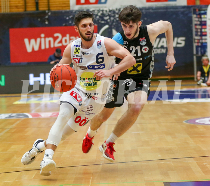 Basketball Superliga 2022/23, Playoff, Semifinale Spiel 1 Gmunden Swans vs. Flyers Wels


