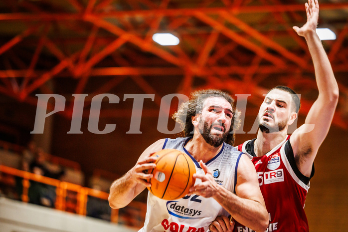 Basketball, win2day Basketball Superliga 2024/25, Grunddurchgang Runde 21, BBC Nord Dragonz, BC Vienna, Sead Hadzifejzovic (32)