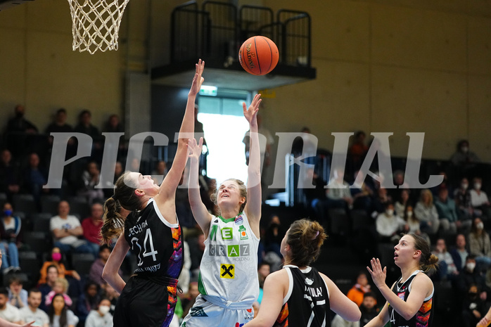 Basketball Damen Superliga 2021/22, Halbfinale Spiel 2, UBI Graz vs. Vienna United