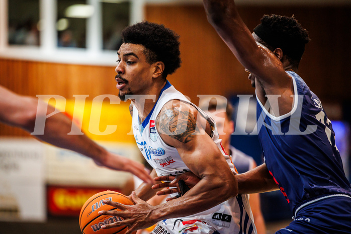 Basketball, win2day Basketball Superliga 2024/25, Grunddurchgang Runde 19, Oberwart Gunners, BBC Nord Dragonz, Robert Allen (10)