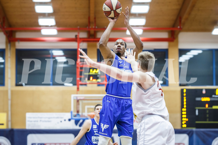 Basketball, Admiral Basketball Superliga 2019/20, Grunddurchgang 17.Runde, Traiskirchen Lions, Oberwart Gunners, Orion Outerbridge (8)